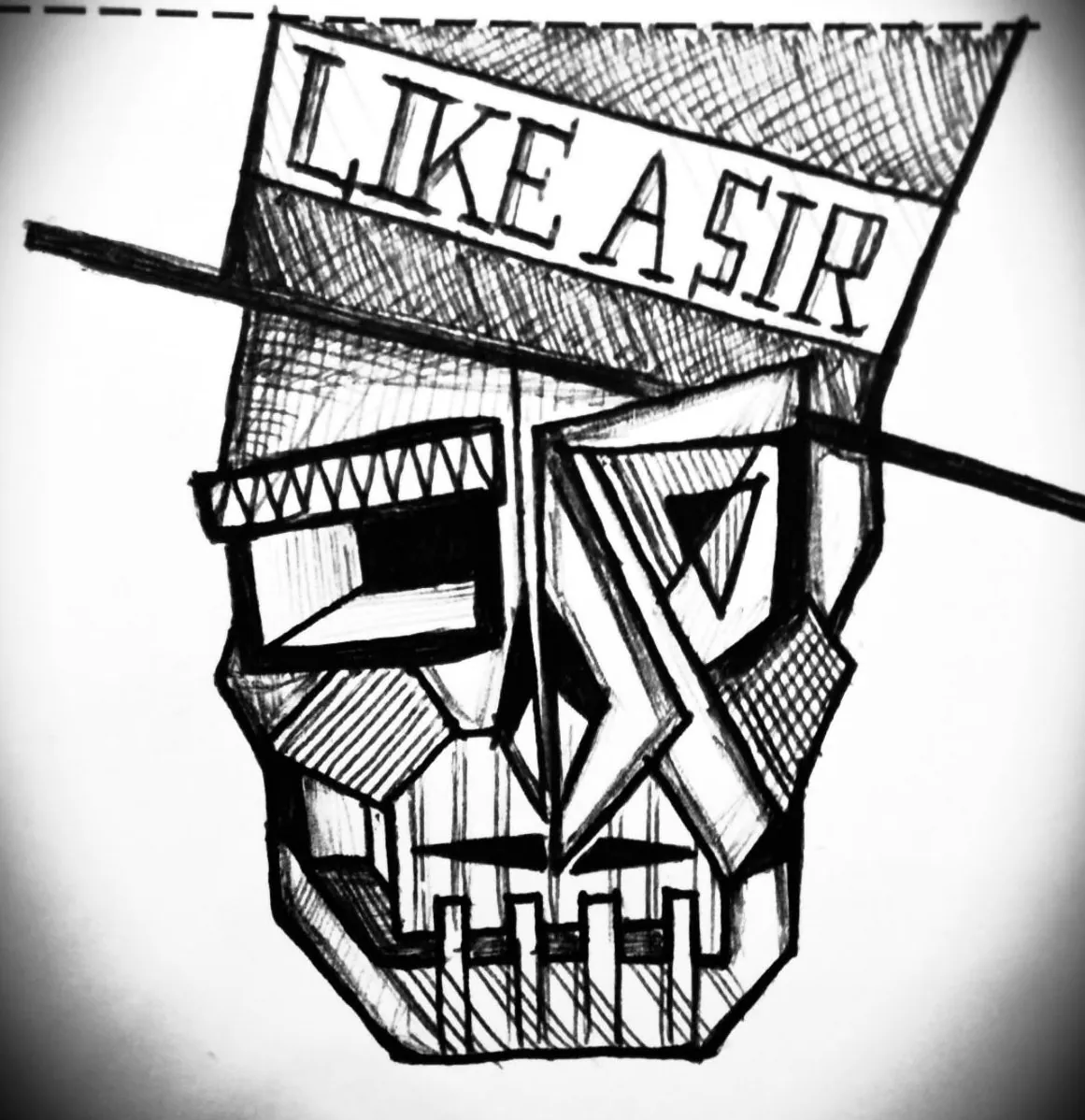 Schizzo: teschio Like a Sir